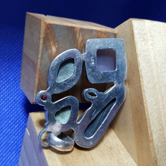 Multi-Gemstone Pendant - Picture 3 of 5